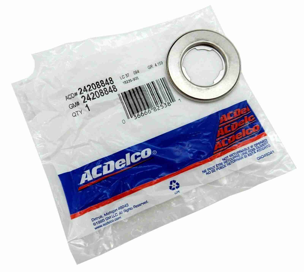 3 - AC DELCO 4L80E Bearings w/ Race Sun Gear to Rear Gear - 3 Piece 24208848