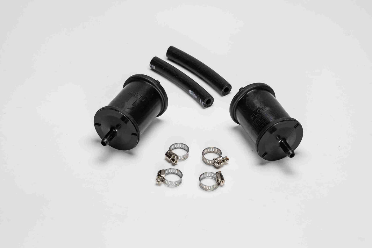 Stellar Automotive Group 5/16" Magnetic Inline Filter Kit w/Hose & Clamps Universal