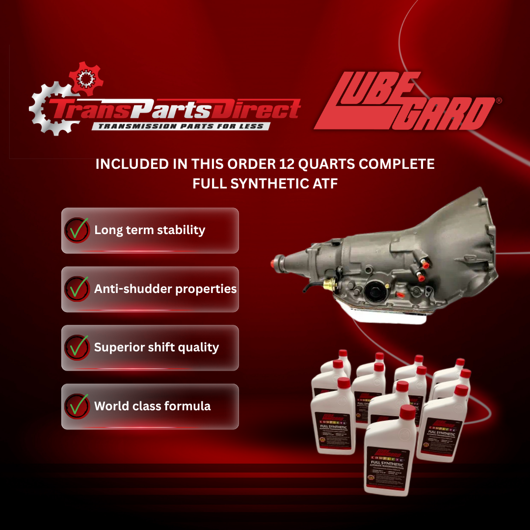 Turbo 350 Chevy 1970-1980 Transmission 6 in. Dyno Tested 450HP w/ Lubegard Complete ATF