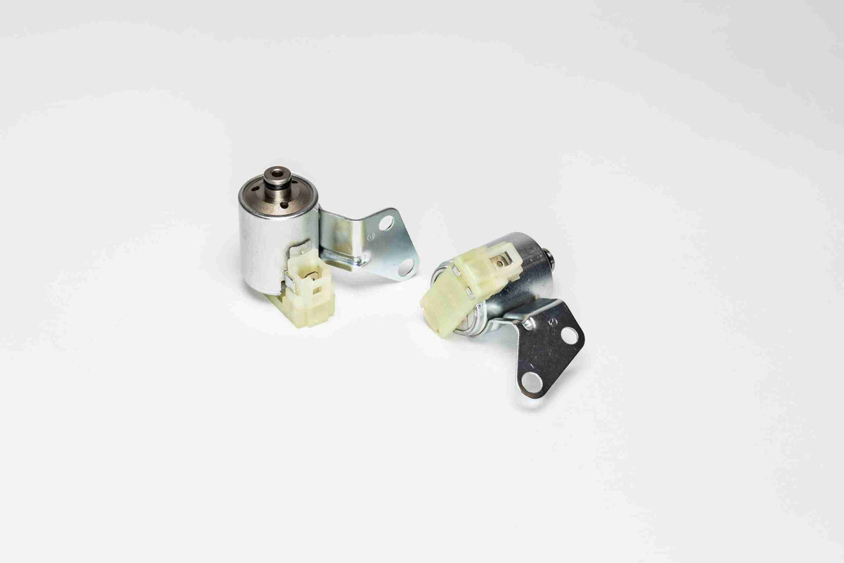 A140/141E: Solenoid, Shift #1 (1-2 Shift)(1 Bolt Triangle Bracket) 83-Up