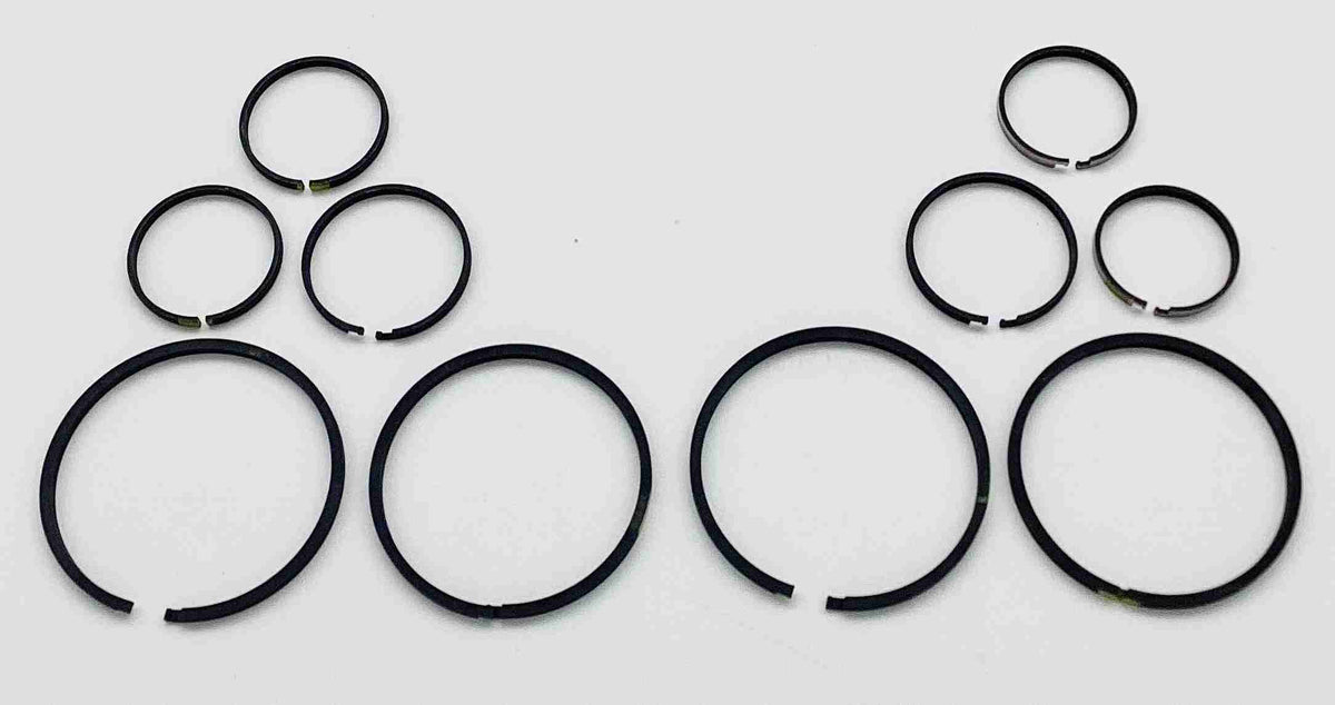 Ford/AMC: BW12, FMX 8 Sealed Power (Filstran Gold Stripe Rings), 2 Off Shore Metal Rings