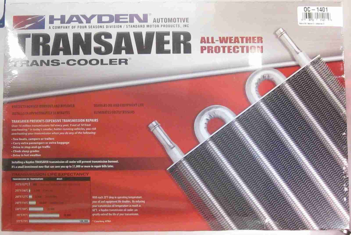 Hayden Ultra-Cool Transmission Cooler Kit With Install Kit OC-1401