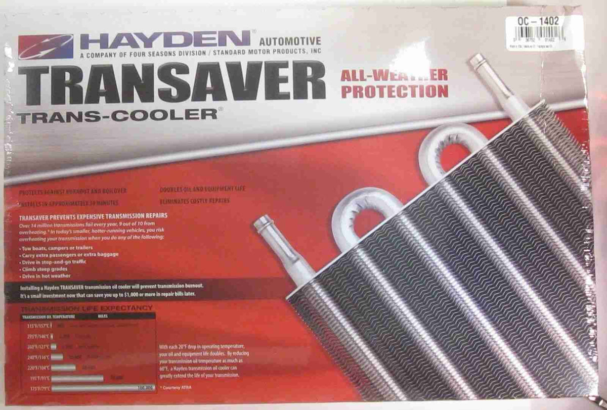 Hayden 1402 Ultra-Cool Transmission Oil Cooler Kit Universal Fit