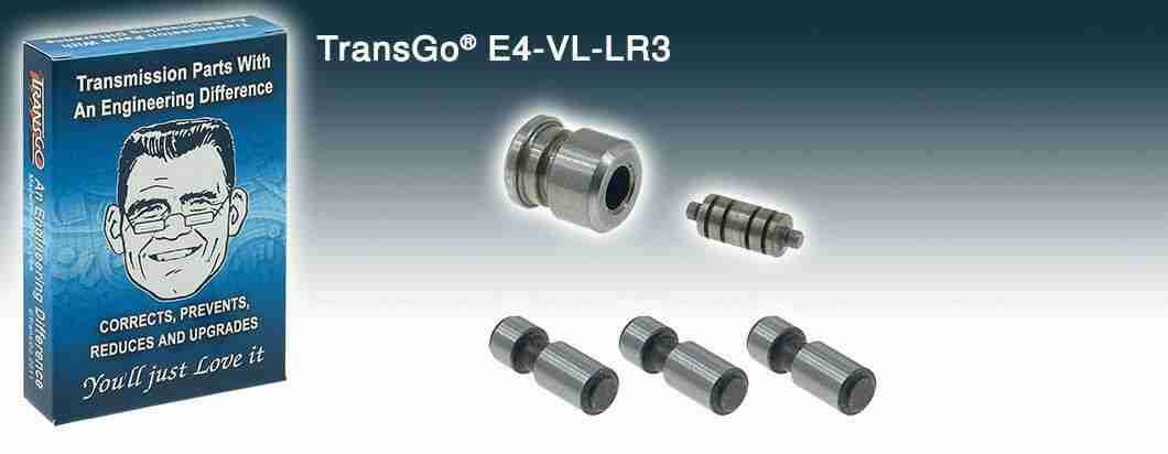 Transgo Ford E4OD/4R100 Steel Accumulator Valves (Set of 3)