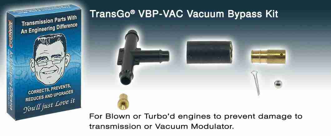 Transgo Pressure Bypass Kit - VBP-VAC