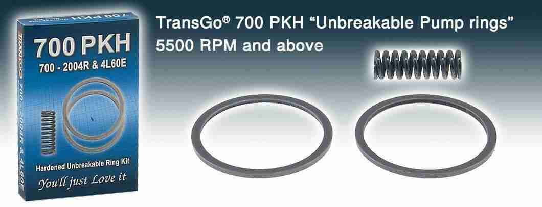 Transgo TH700-R4/4L60E/200-4R Hi-Rev Pump Ring Kits ’82-Up 700 PKH