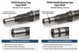 Bushing-type vs needle-bearing-type TH350 input shaft comparison — how to identify your type