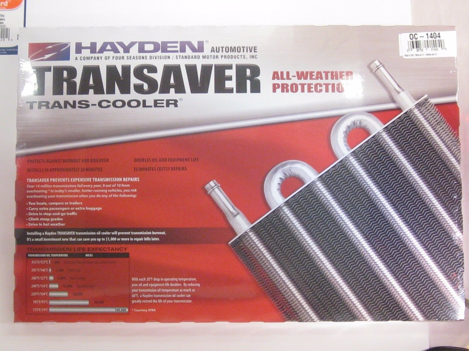 Hayden 514 Automatic Transmission Oil Cooler 