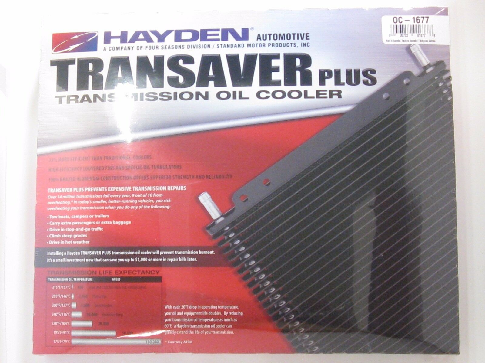 Hayden Automatic Transmission Oil Cooler for 2013-2015 Nissan NV200 xp